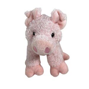Vintage Douglas Stuffed Animal Pink Pig 7 in Tucked Ears Piglet Plush Toy